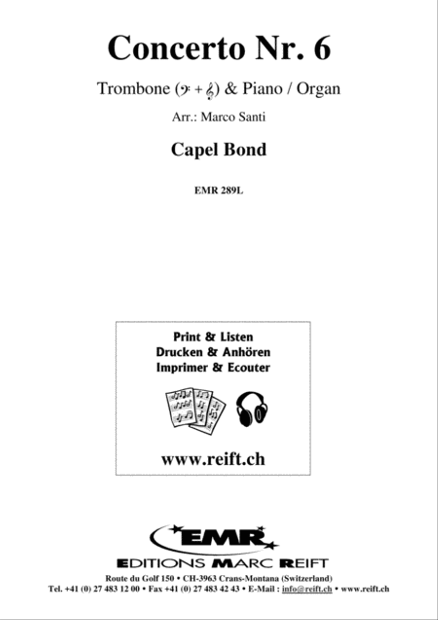 Concerto No. 6 Organ scores gallery preview page 2