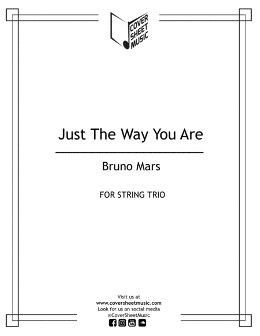 Just The Way You Are String Trio scores gallery preview page 1