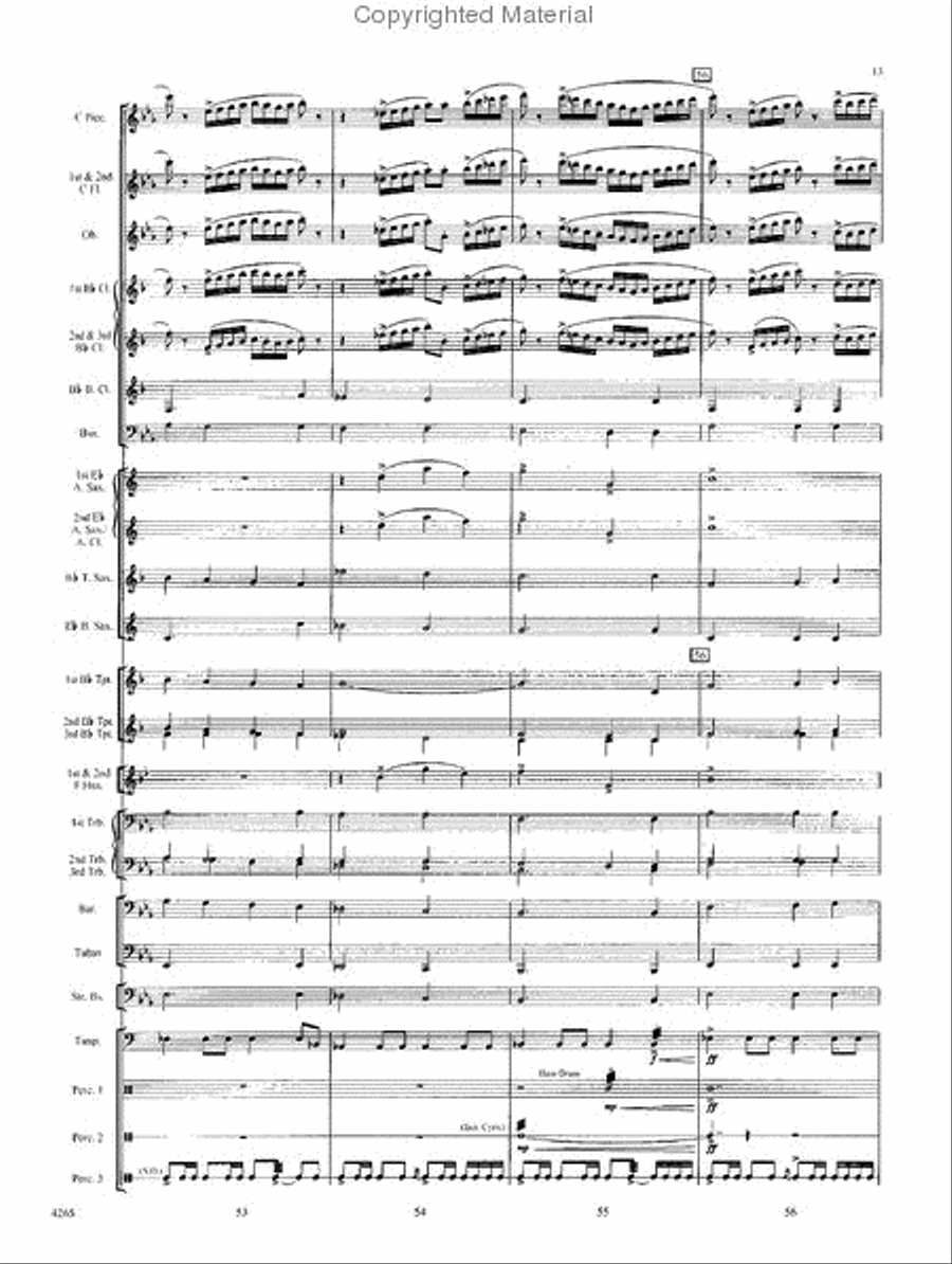 River of Life River of Life Concert Band scores gallery preview page 12