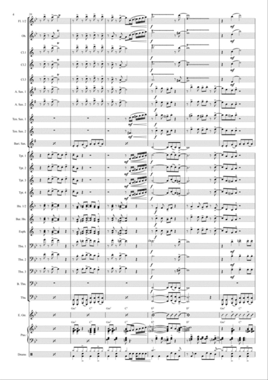 Venus Concert Band scores gallery preview page 4