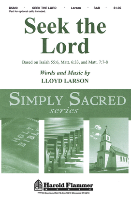 Book cover for Seek the Lord