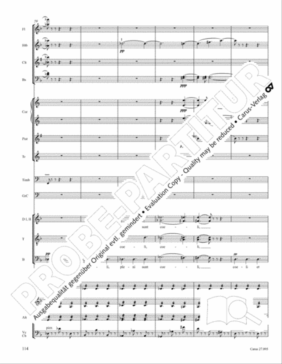 Messe solennelle de sainte Cecile STB scores gallery preview page 127