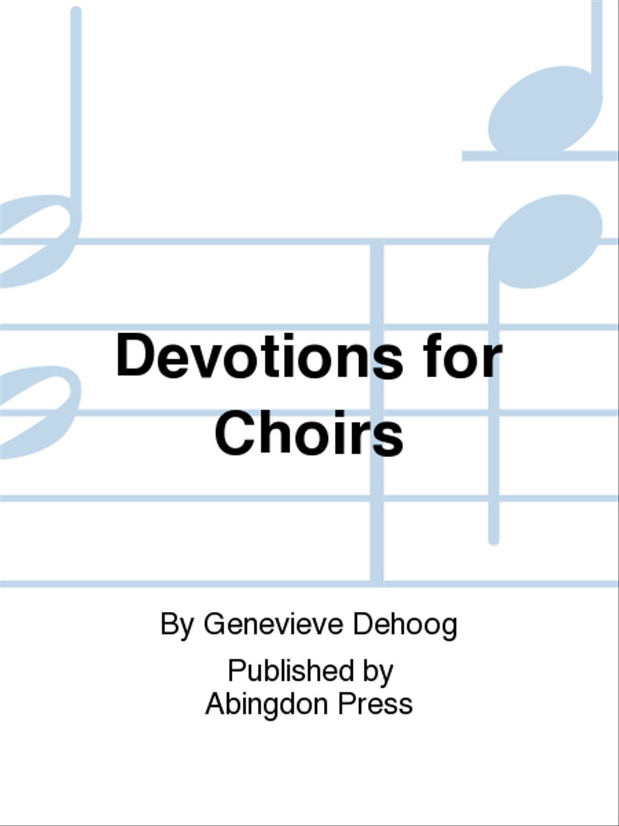 Devotions For Choirs Texts scores gallery preview page 1