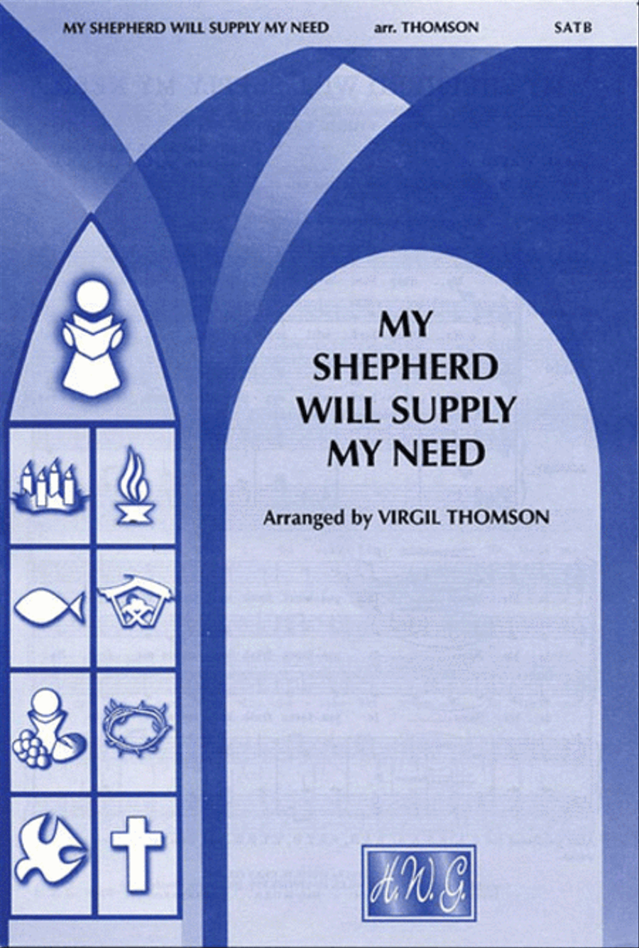 My Shepherd Will Supply My Need 4-Part scores gallery preview page 1