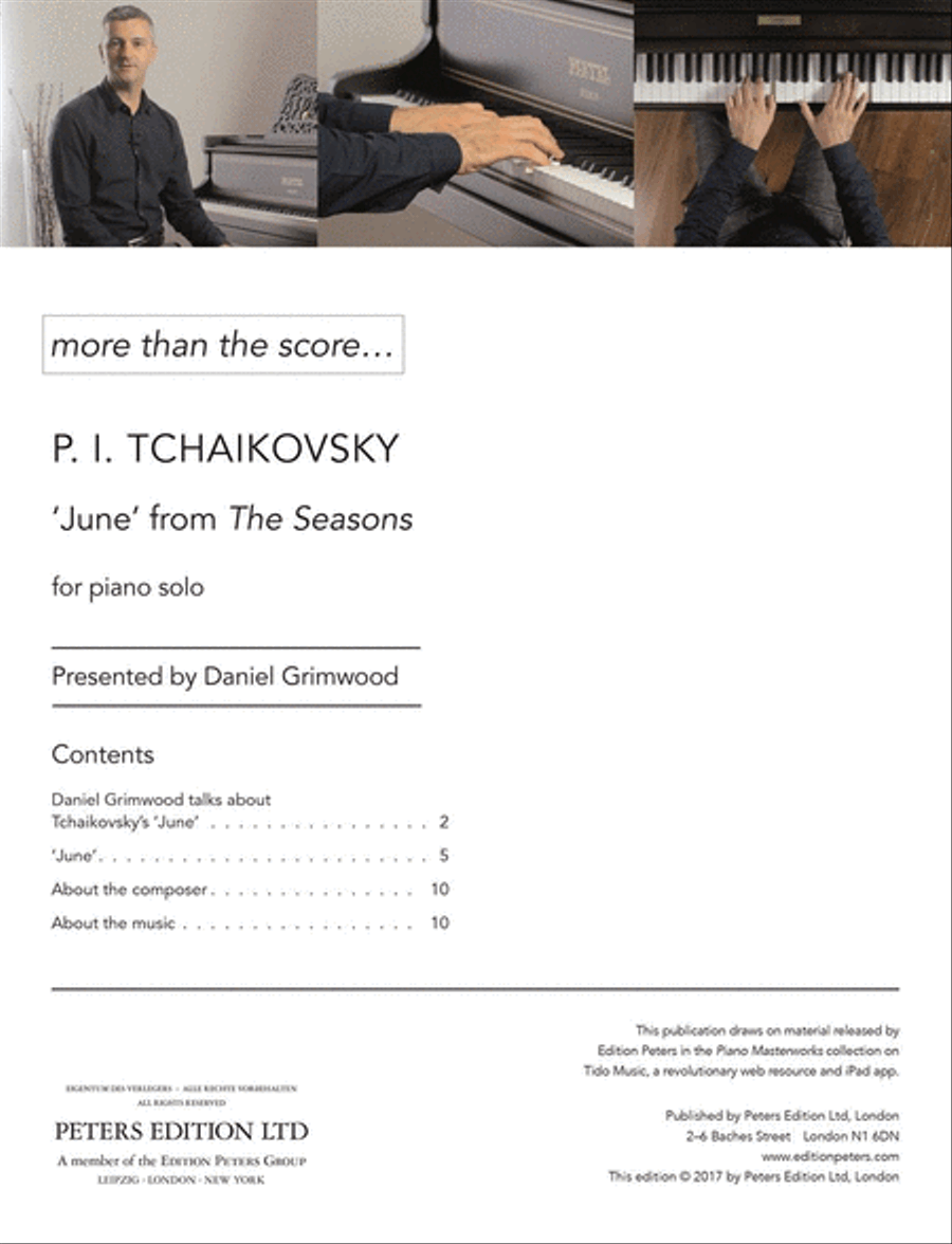 June from The Seasons for Piano Piano scores gallery preview page 2