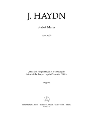 Book cover for Stabat Mater Hob. XX bis