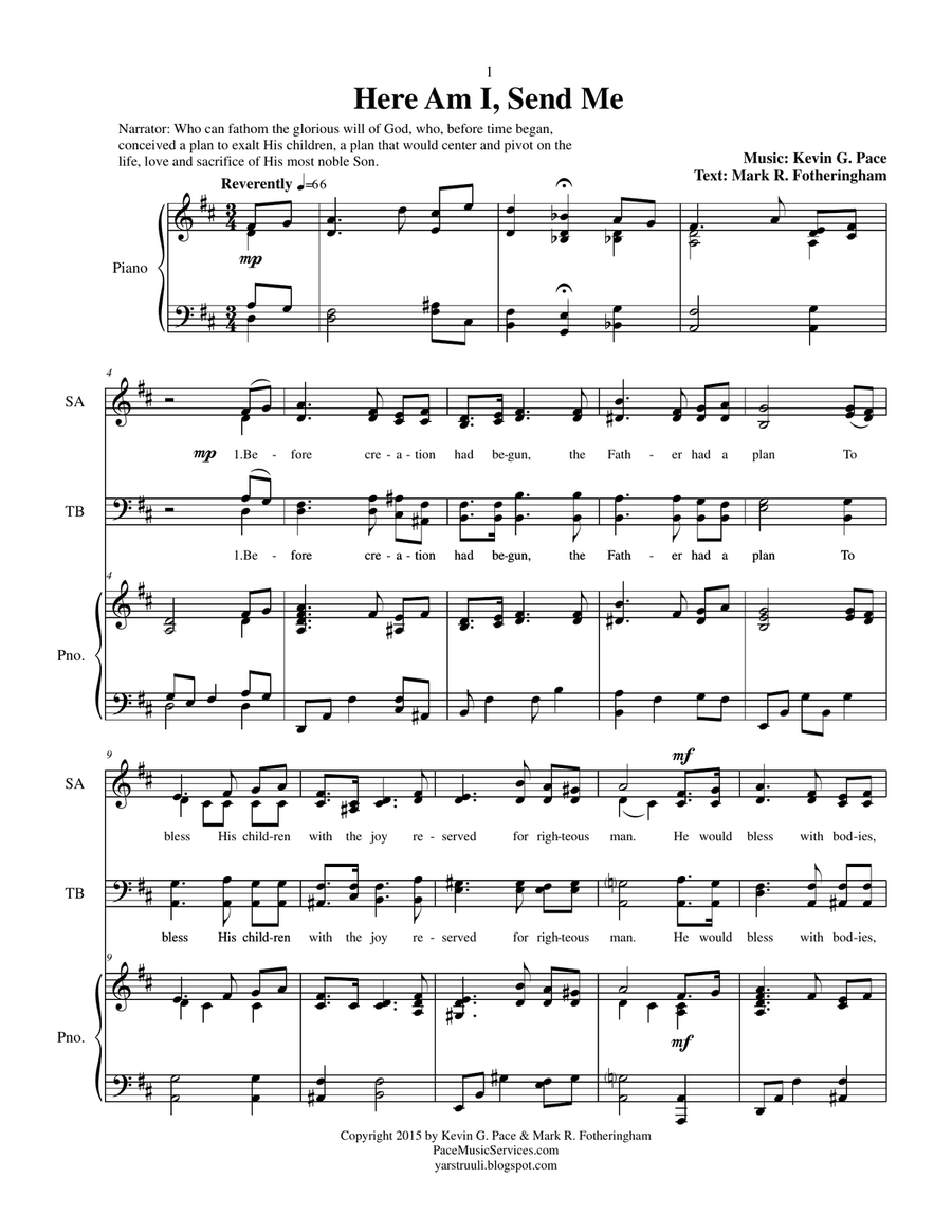The Savior: A Sacred Cantata for SATB Choir with piano accompaniment 4-Part scores gallery preview page 4