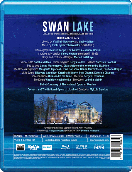 Tchaikovsky: Swan Lake [Blu-Ray]