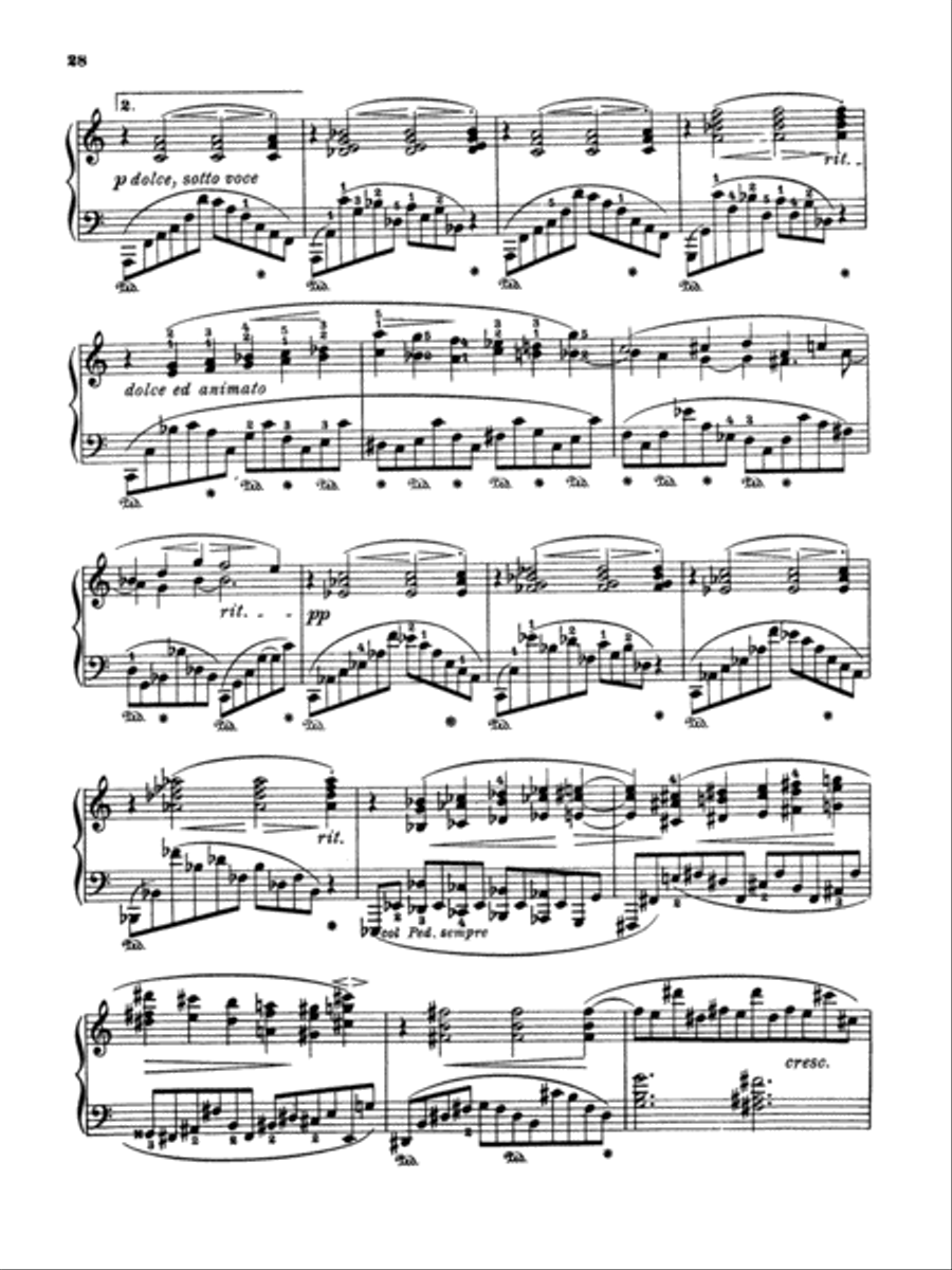 Brahms: Piano Works (Volume II: Op. 76-119 & 5 Etudes) Piano Method scores gallery preview page 2