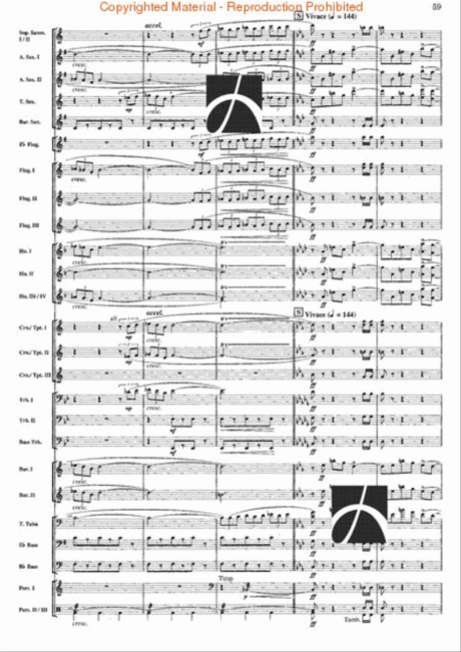Firestorm Brass Band scores gallery preview page 59