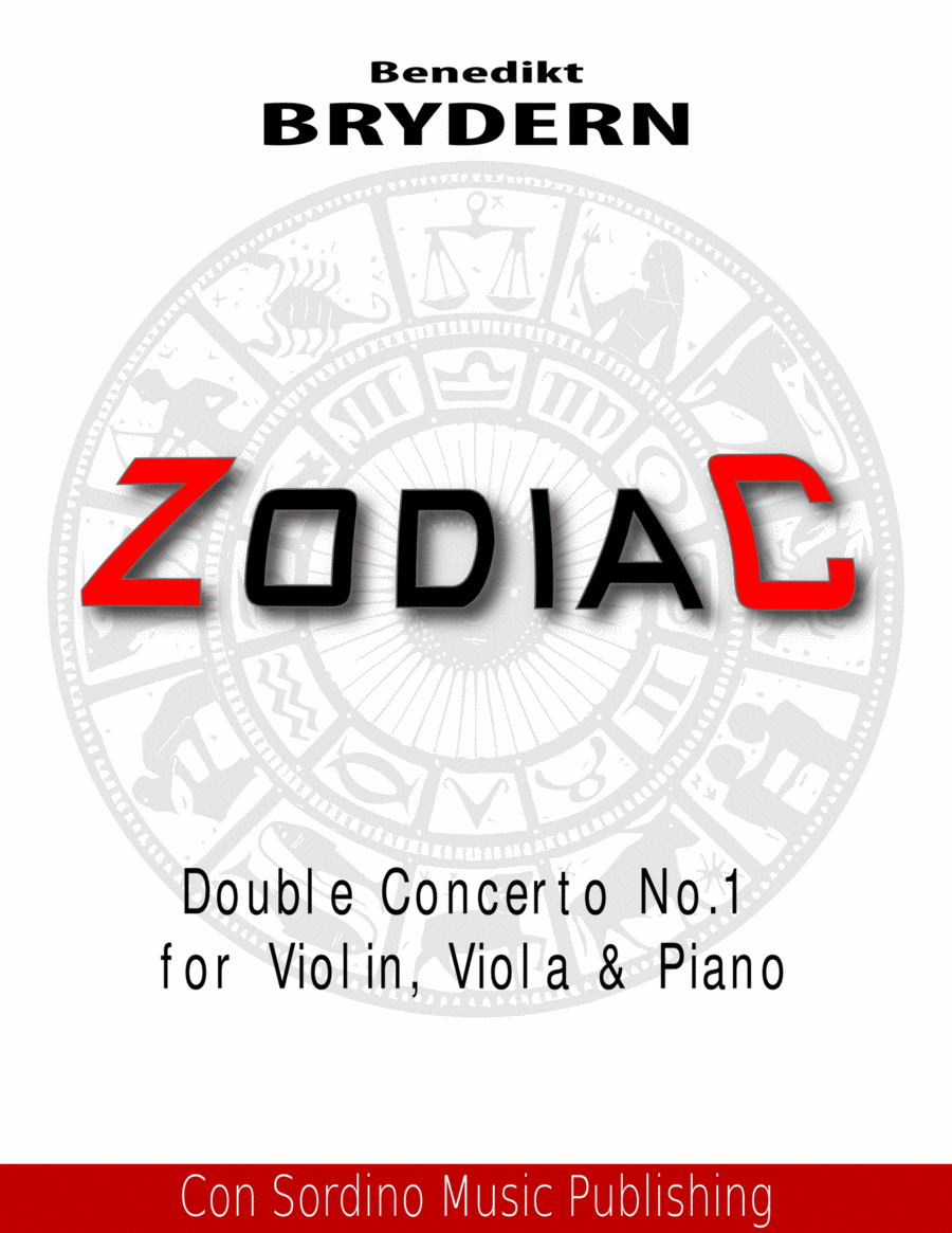 ZODIAC - Double Concerto for Violin, Viola and Piano Violin Solo scores gallery preview page 1