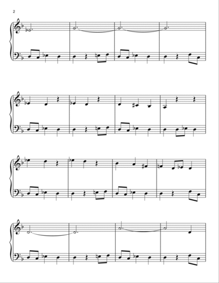 Overture (from God of War III) Easy Piano scores gallery preview page 2