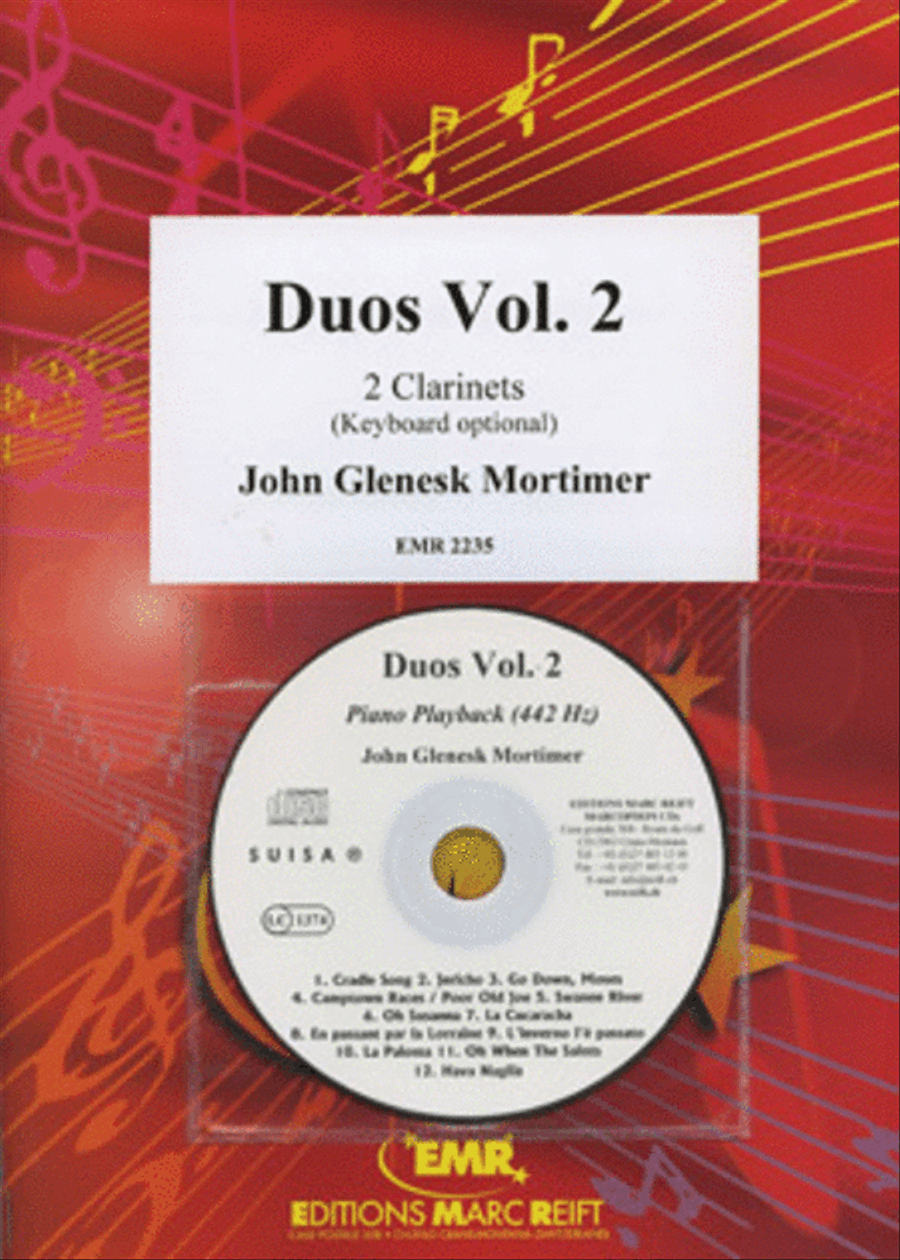 Duos Vol. 2 Clarinet Duet scores gallery preview page 1