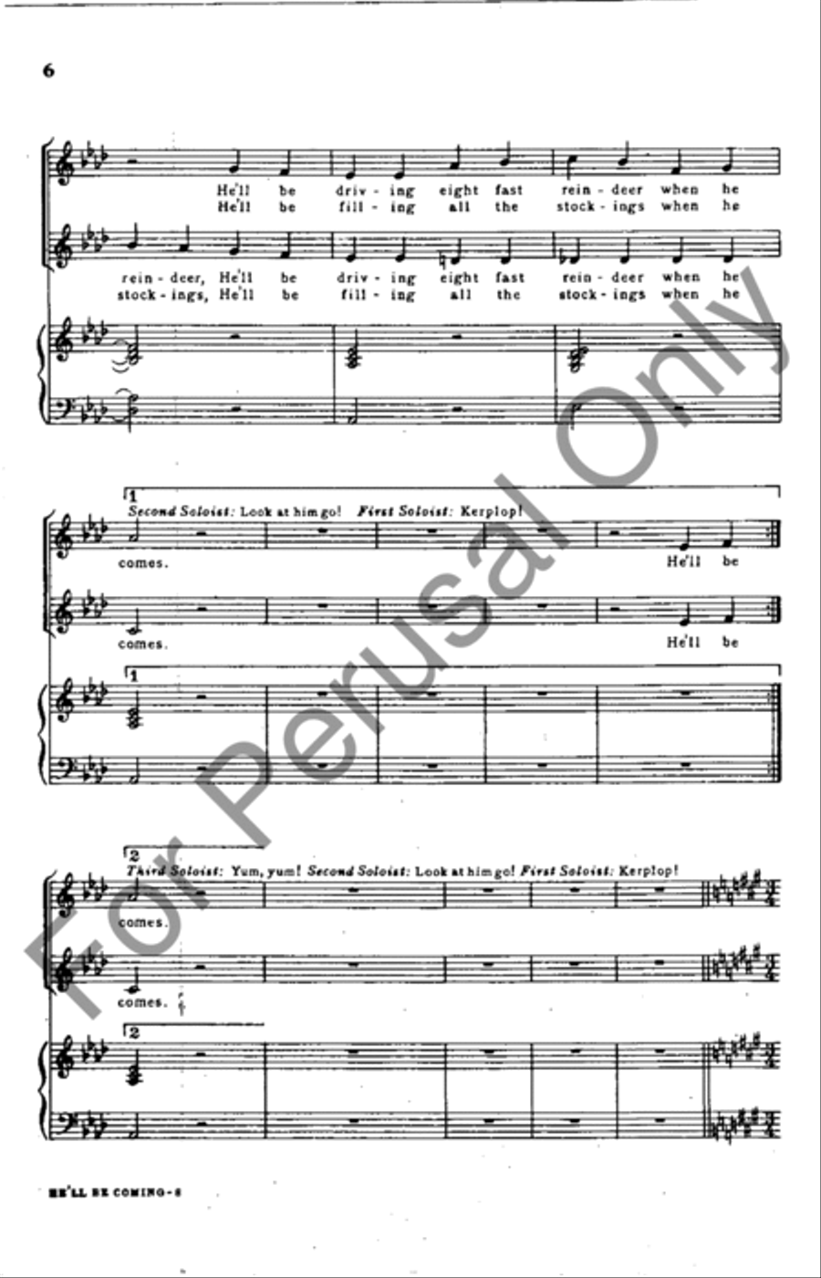 He'll Be Coming Down The Chimney TB scores gallery preview page 5