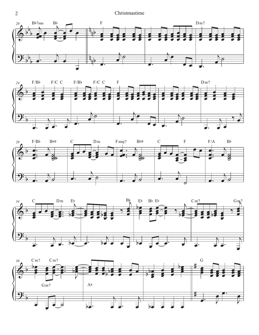 Christmastime Christmastime Tenor Saxophone scores gallery preview page 6