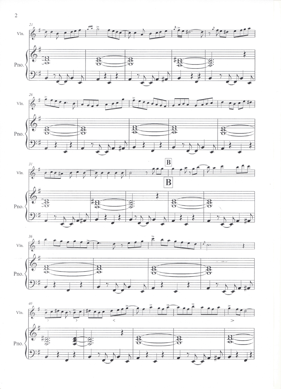 Entre Dos Aguas - Paco de Lucia - Violin & Piano Violin Solo scores gallery preview page 2