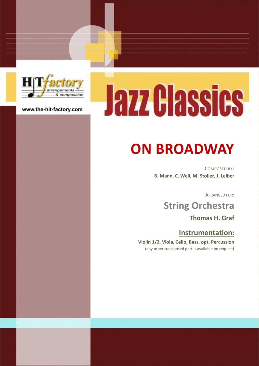 On Broadway String Orchestra scores gallery preview page 1