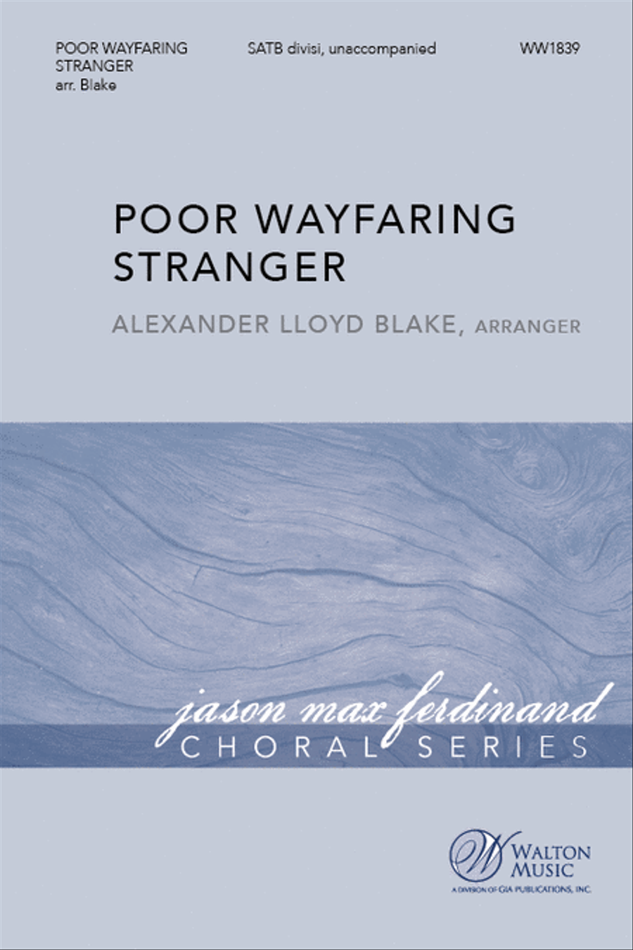 Poor Wayfaring Stranger Divisi scores gallery preview page 1