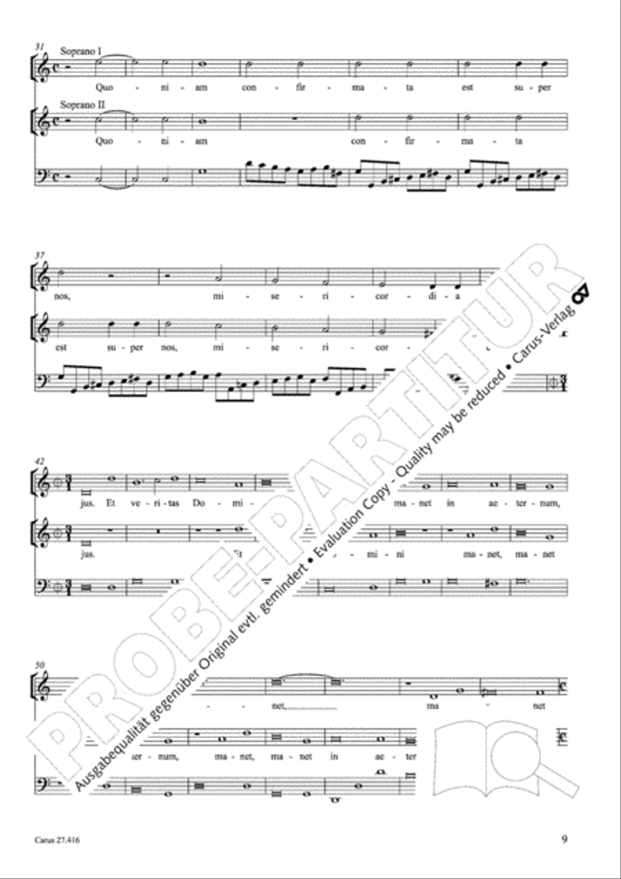 Laudate Dominum III 4-Part scores gallery preview page 10