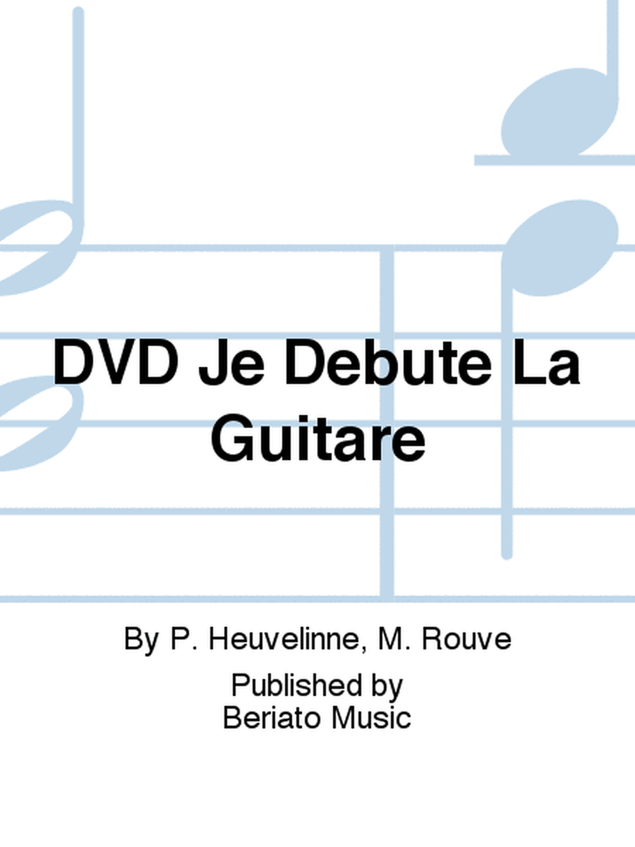 DVD Je Debute La Guitare
