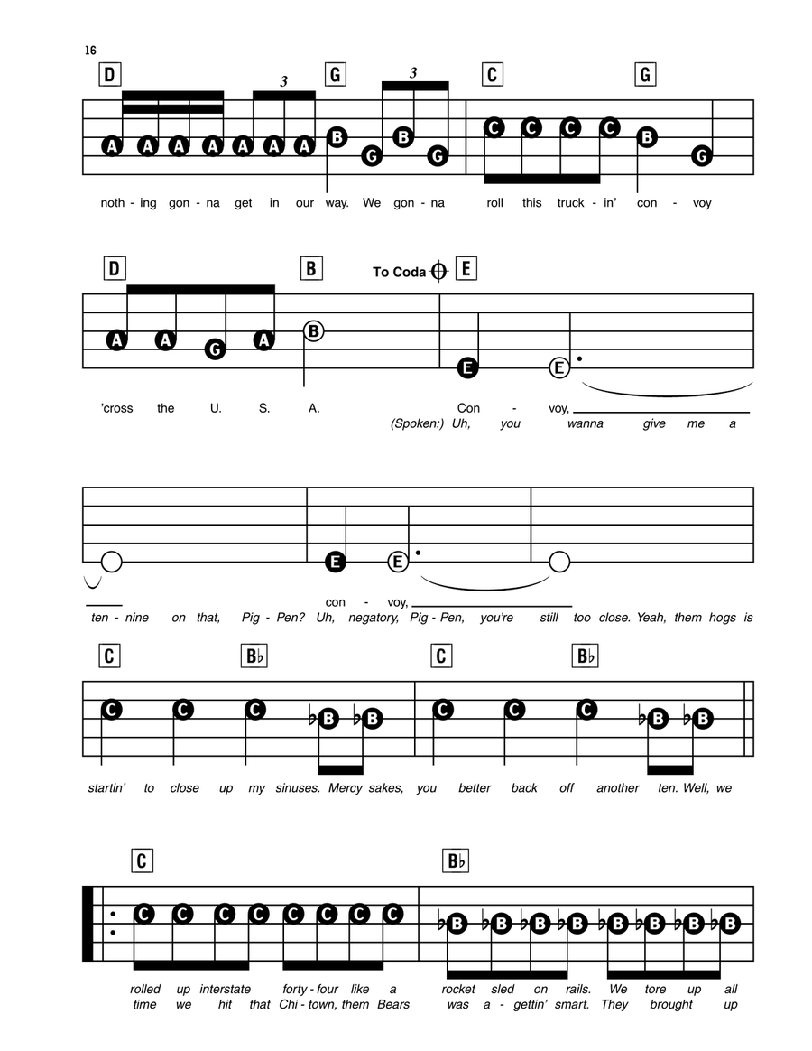 Convoy Electronic Keyboard scores gallery preview page 4