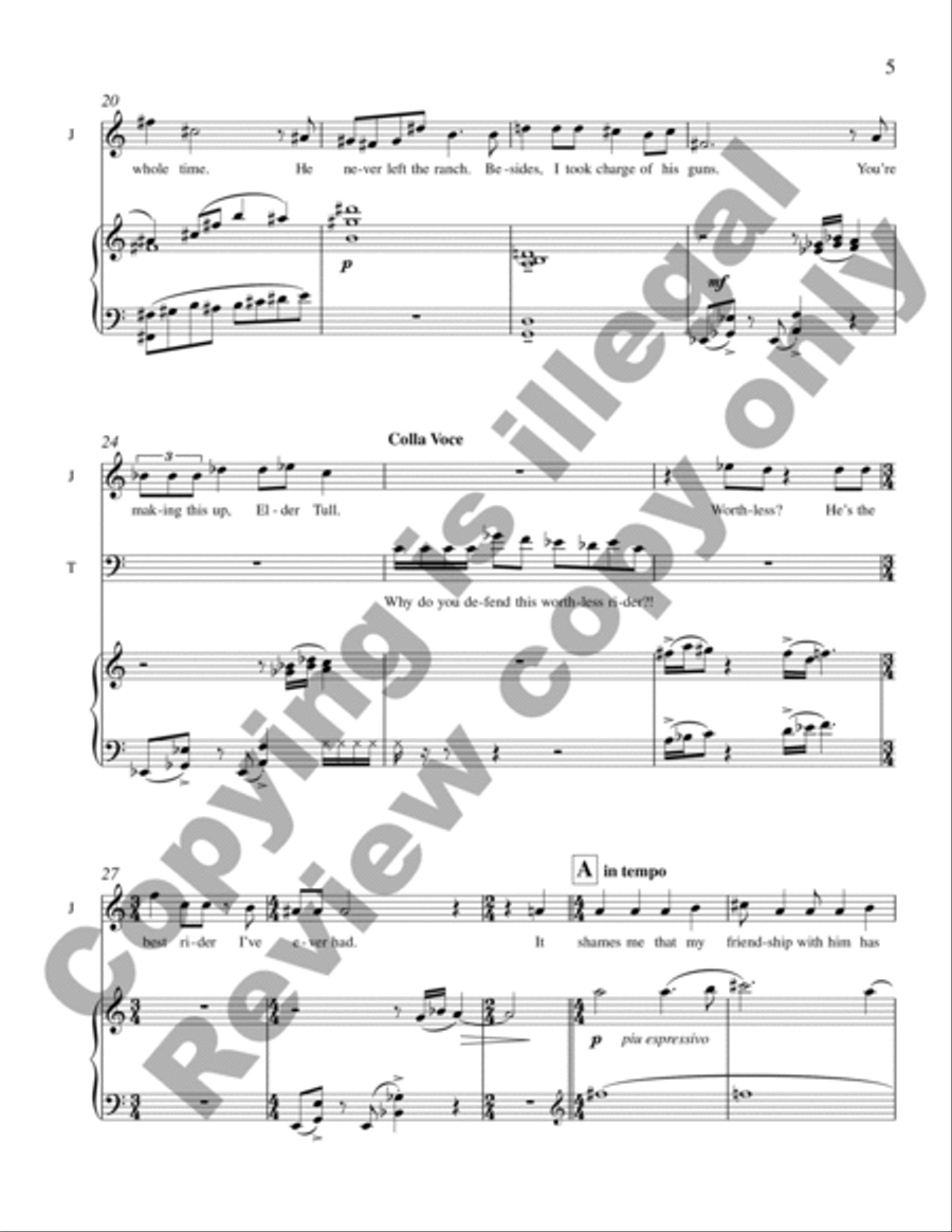 Riders of the Purple Sage Men's Choir scores gallery preview page 11