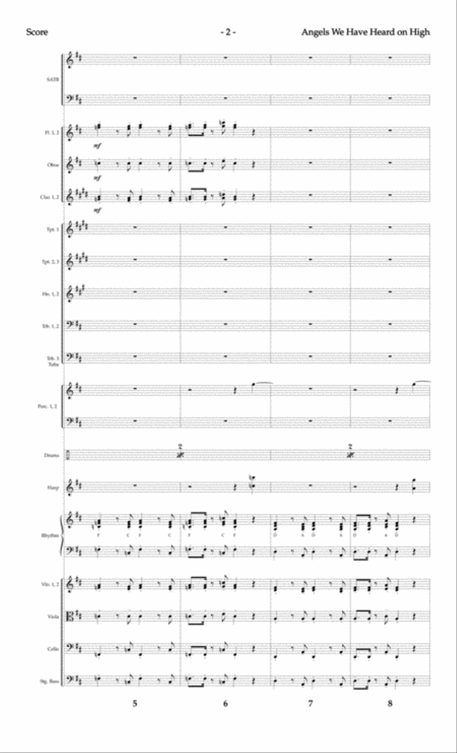 Behold, a Savior! - CD with Printable Parts Choir scores gallery preview page 25