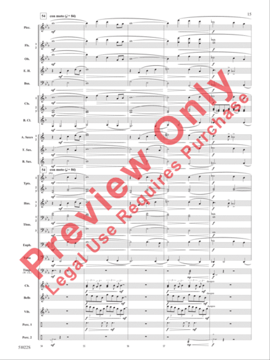 How Sweet the Sound How Sweet the Sound Concert Band scores gallery preview page 16
