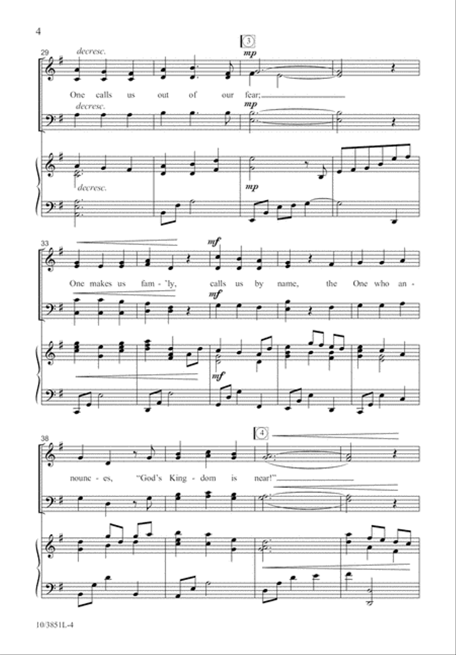 Come to the Circle Come to the Circle 4-Part scores gallery preview page 4
