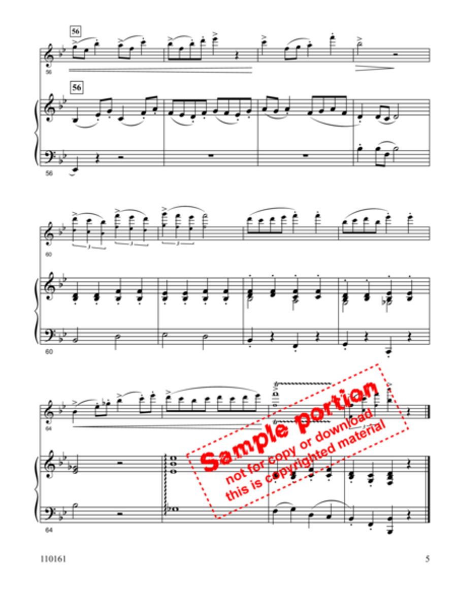 Look, Ye Saints! The Sight Is Glorious Flute Solo scores gallery preview page 4