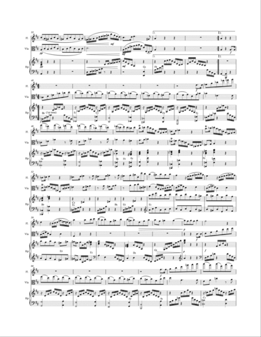 Sonata for Flute, Viola, and Harp