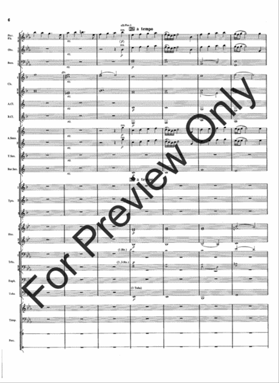 Meramec Rhapsody (Score) Meramec Rhapsody (Score) Concert Band scores gallery preview page 8