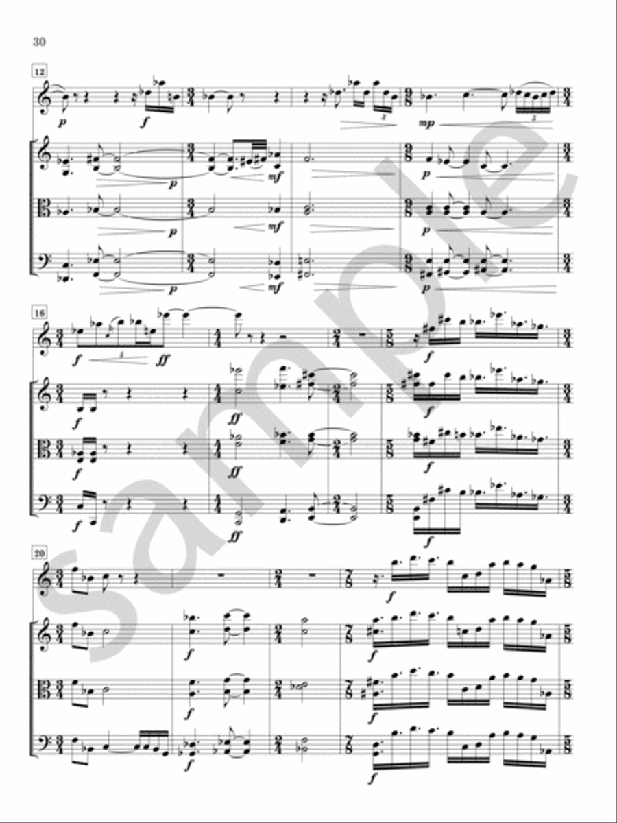 Oboe Quartet Chamber Music scores gallery preview page 15