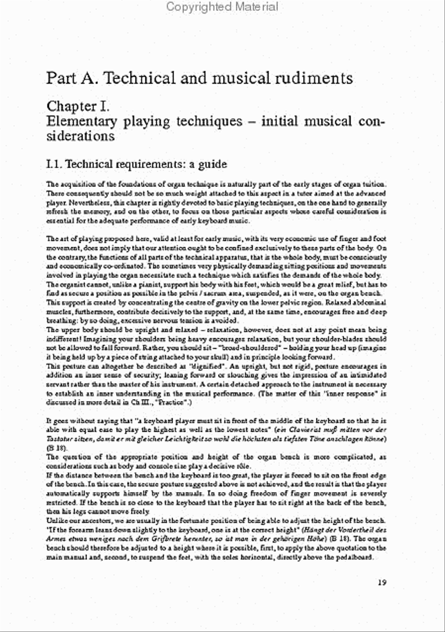 Historical Performance Practice in Organ Playing