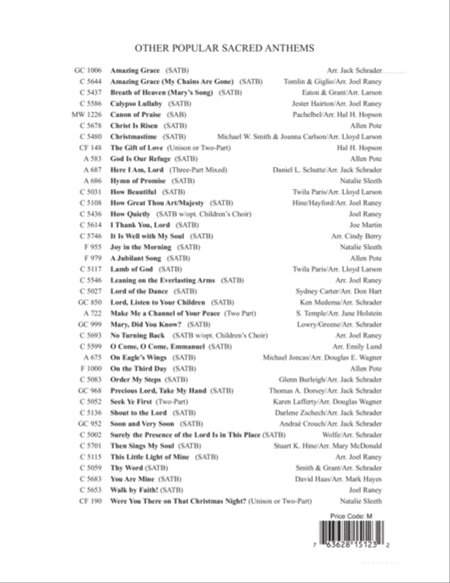 On Eagle's Wings On Eagle's Wings Choir scores gallery preview page 12