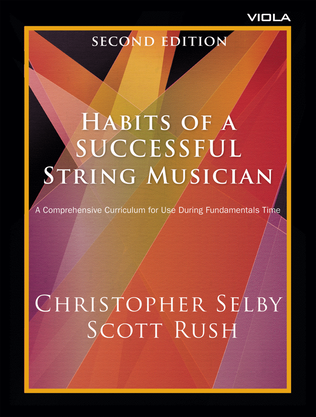 Book cover for Habits of a Successful String Musician (Second Edition) - Viola
