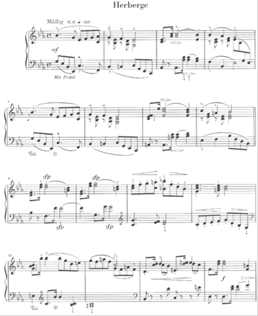 Forest Scenes Op. 82 Piano Solo scores gallery preview page 3