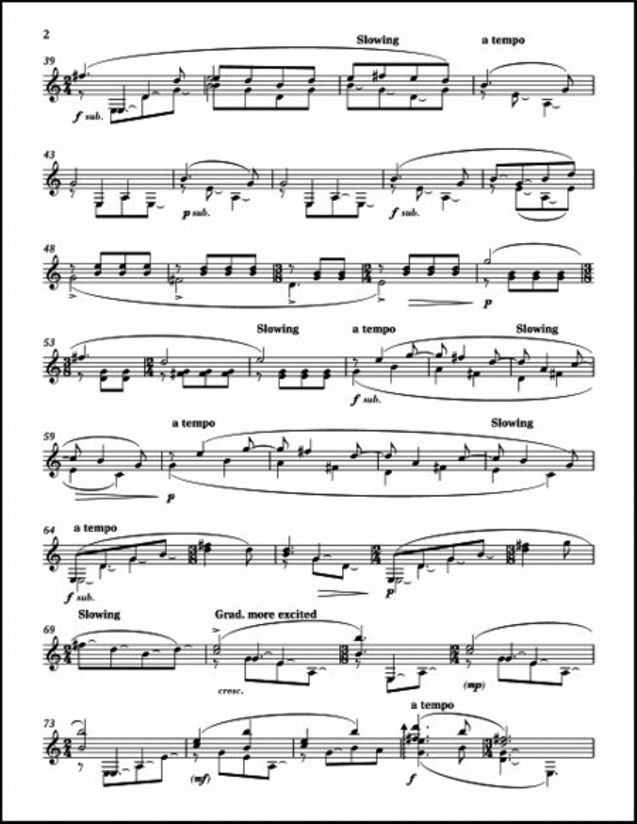 Autumn Impromptu Guitar Solo scores gallery preview page 4