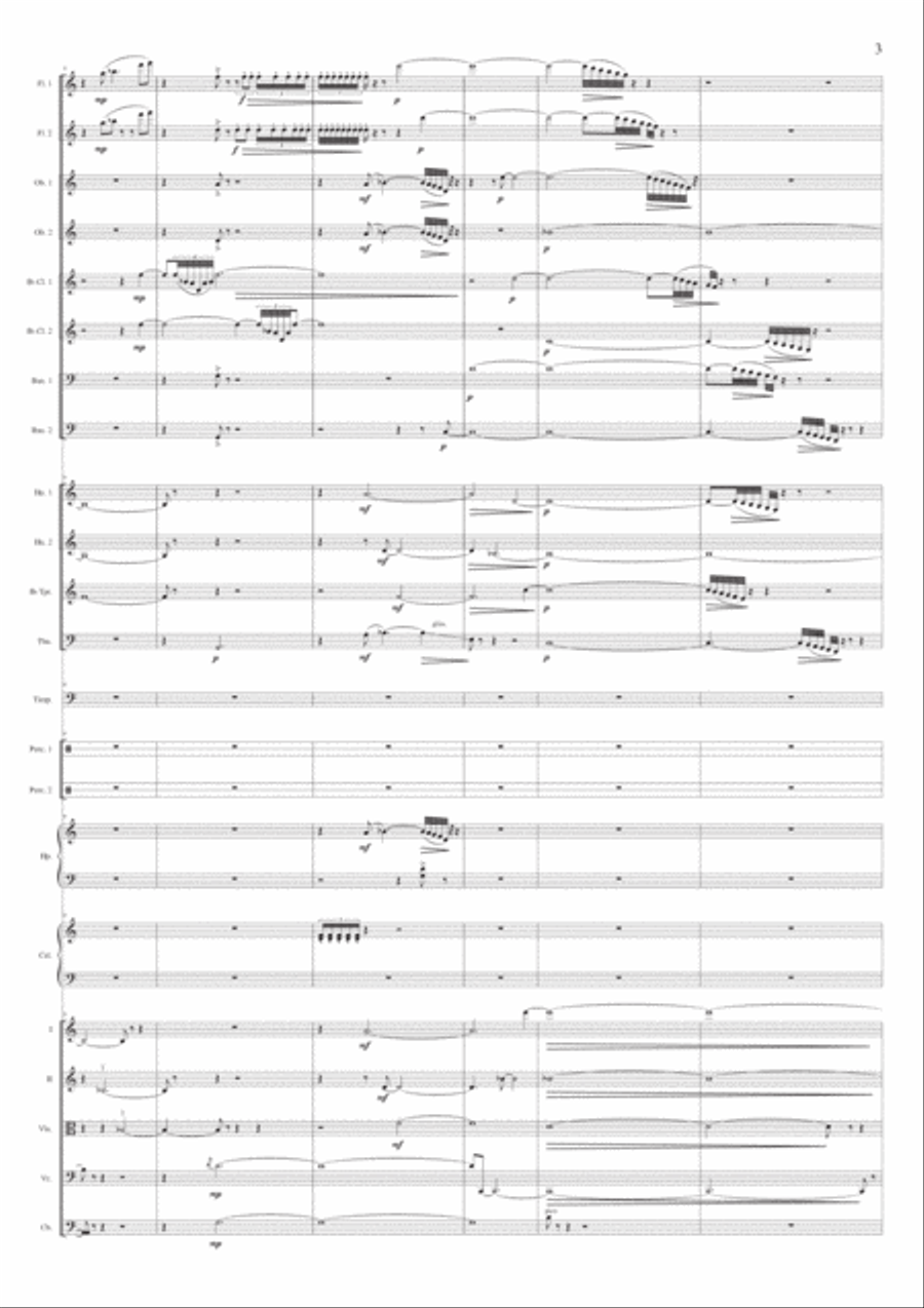 Claudio Bianchi: UNSAID (ES-20-005) - Score Only Chamber Orchestra scores gallery preview page 5