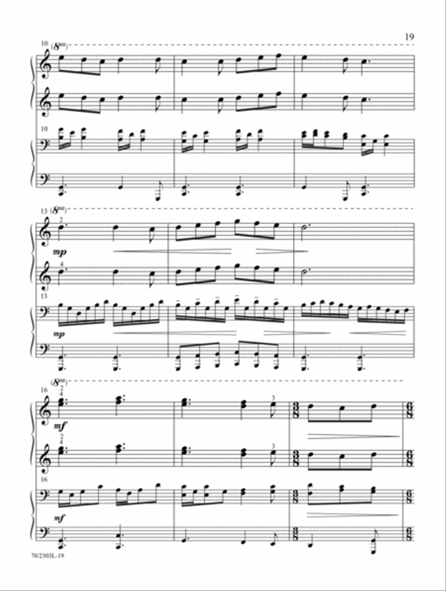 Christmas Keys for Student and Teacher Piano Method scores gallery preview page 10