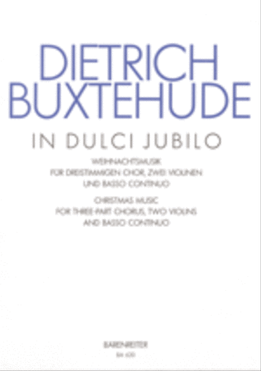 In dulci jubilo BuxWV 52 Violin scores gallery preview page 1