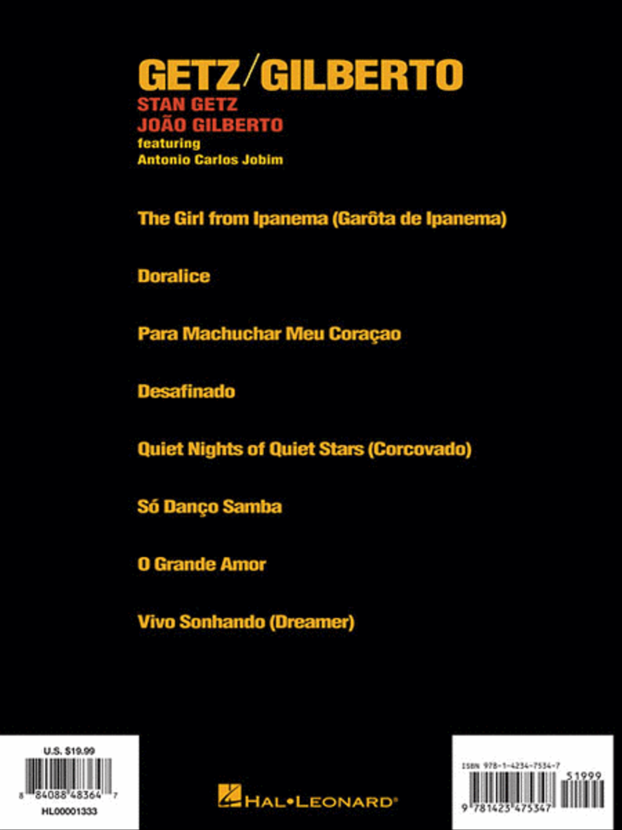Getz/Gilberto Saxophone scores gallery preview page 2