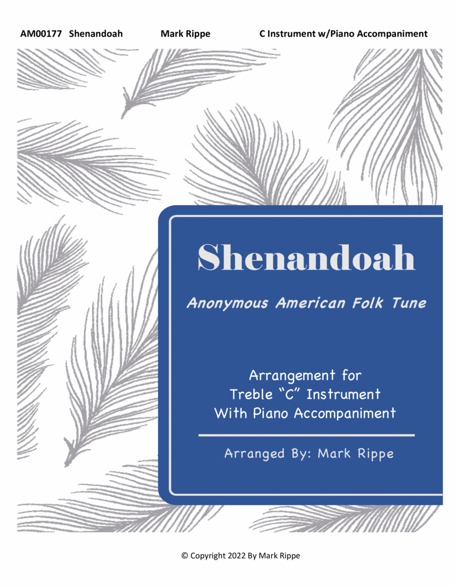 Shenandoah (AM00177) Shenandoah (AM00177) Piano scores gallery preview page 1