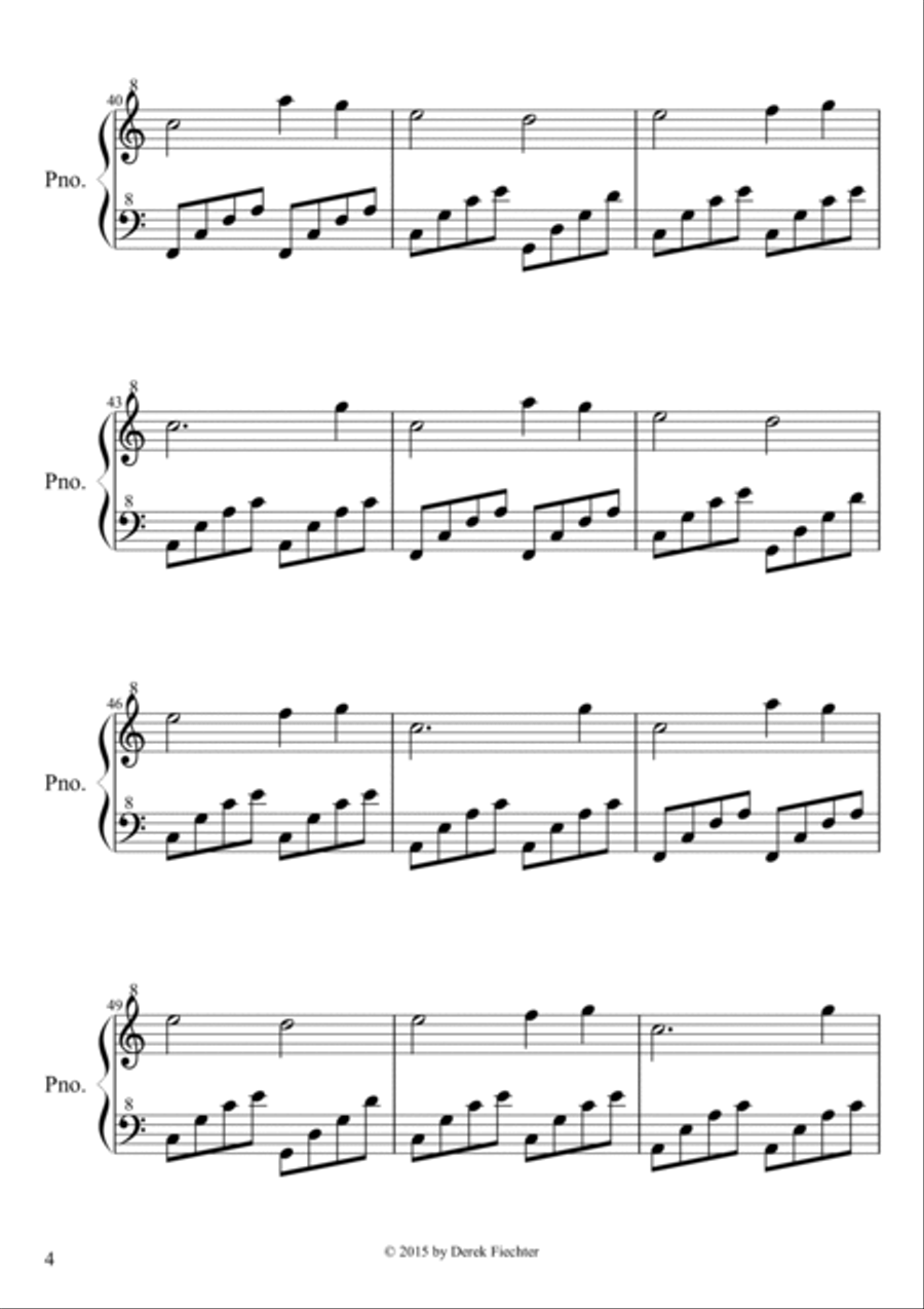 Sylvan Elves Sylvan Elves Piano Solo scores gallery preview page 4