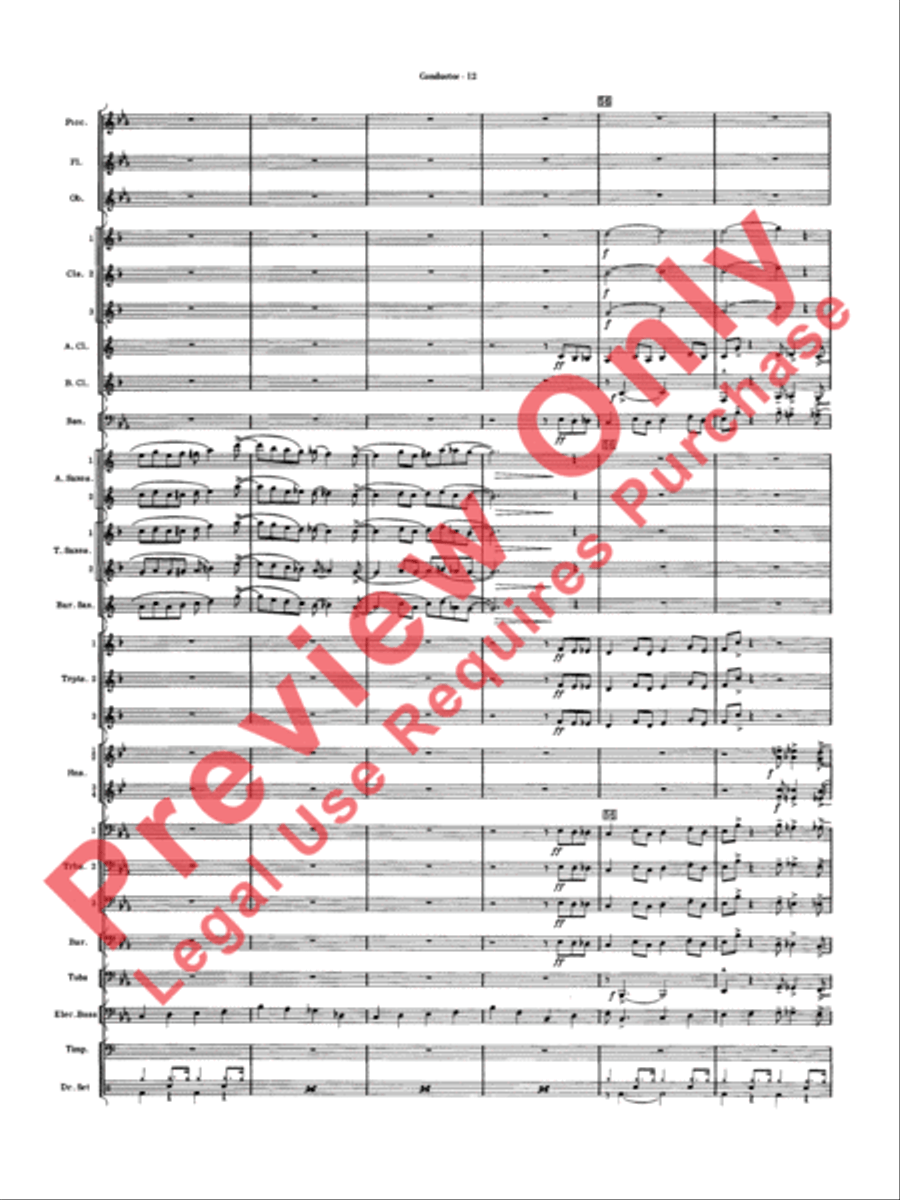 Five to Go Five to Go Concert Band scores gallery preview page 14