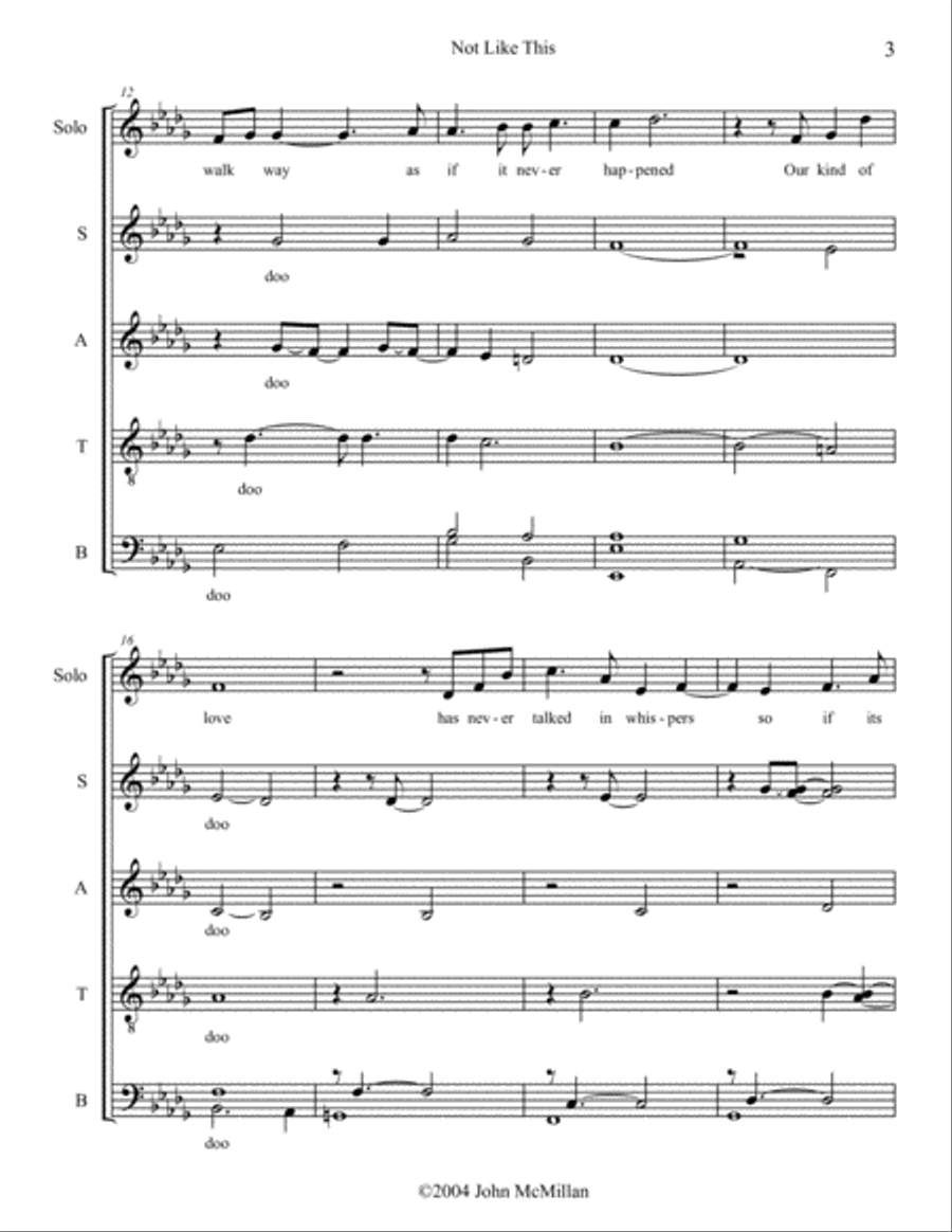 Not Like This 4-Part scores gallery preview page 3