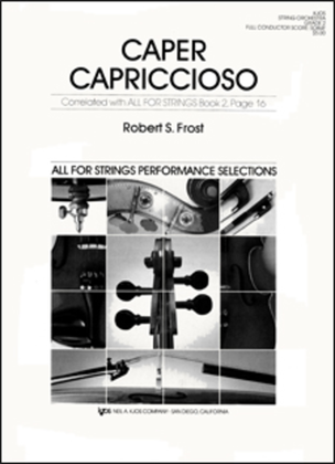 Book cover for Caper Capriccioso - Score