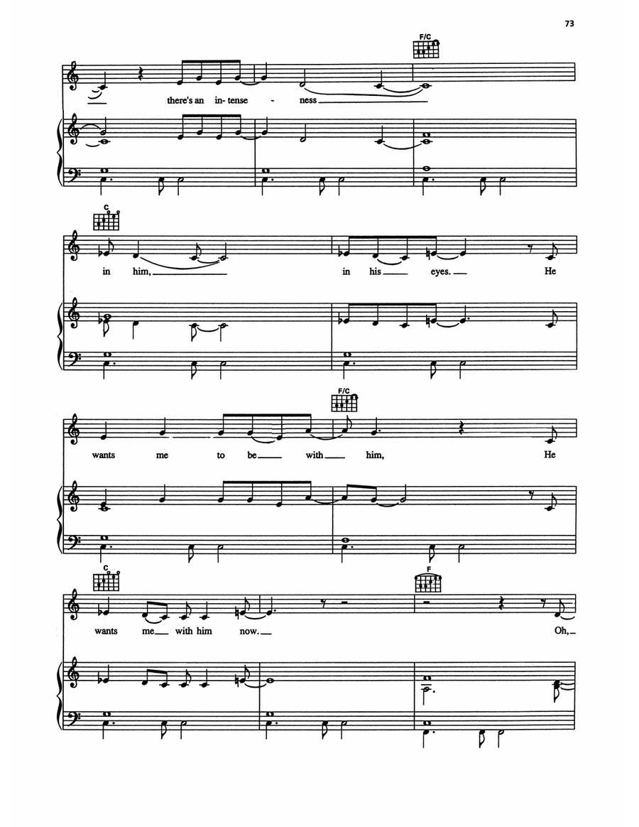 No Questions Asked Piano, Vocal, Guitar scores gallery preview page 2