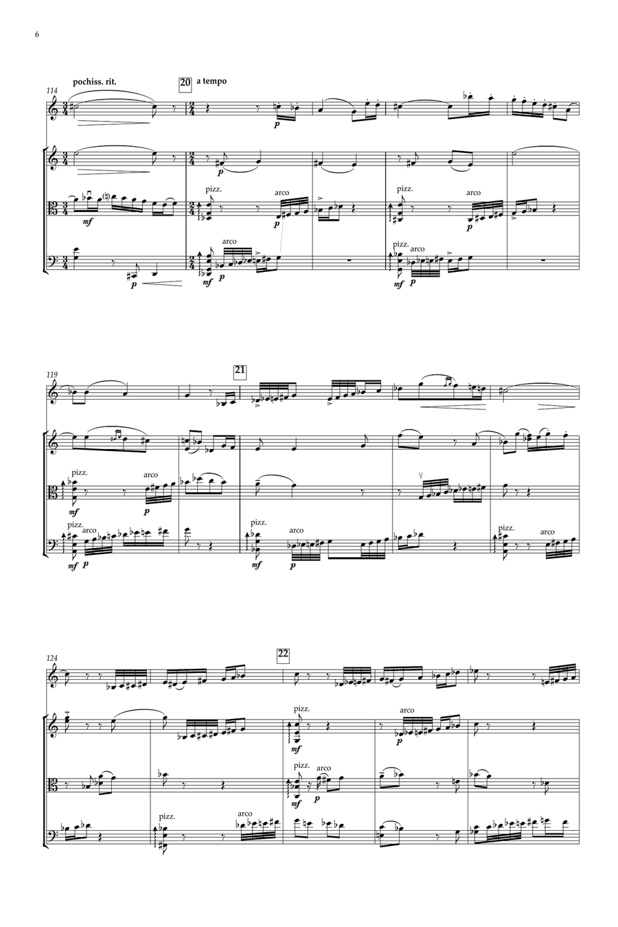 Cantilena for Oboe Quartet (full score) Woodwind Quartet scores gallery preview page 6