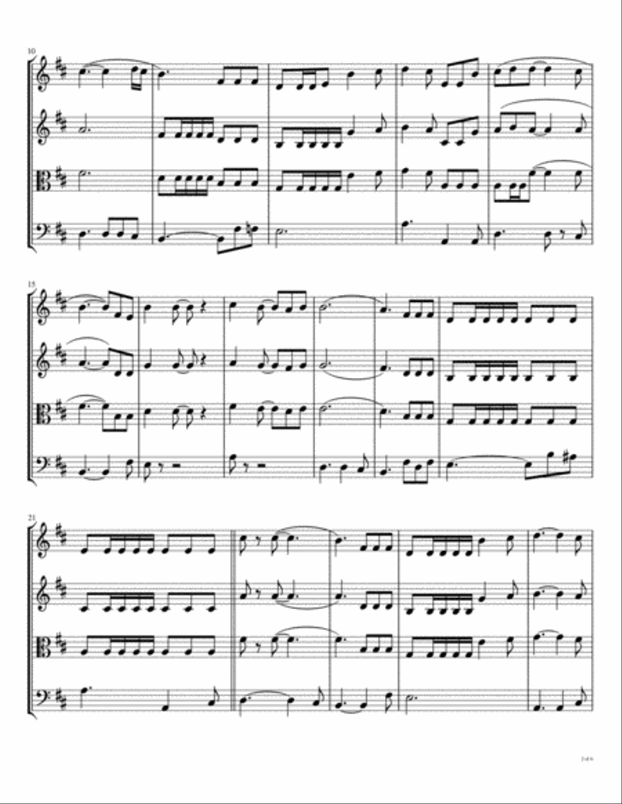 This Boy (ringo's Theme) String Quartet scores gallery preview page 3